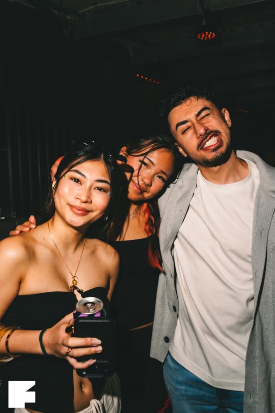 Friends on a Friday night at Fiction